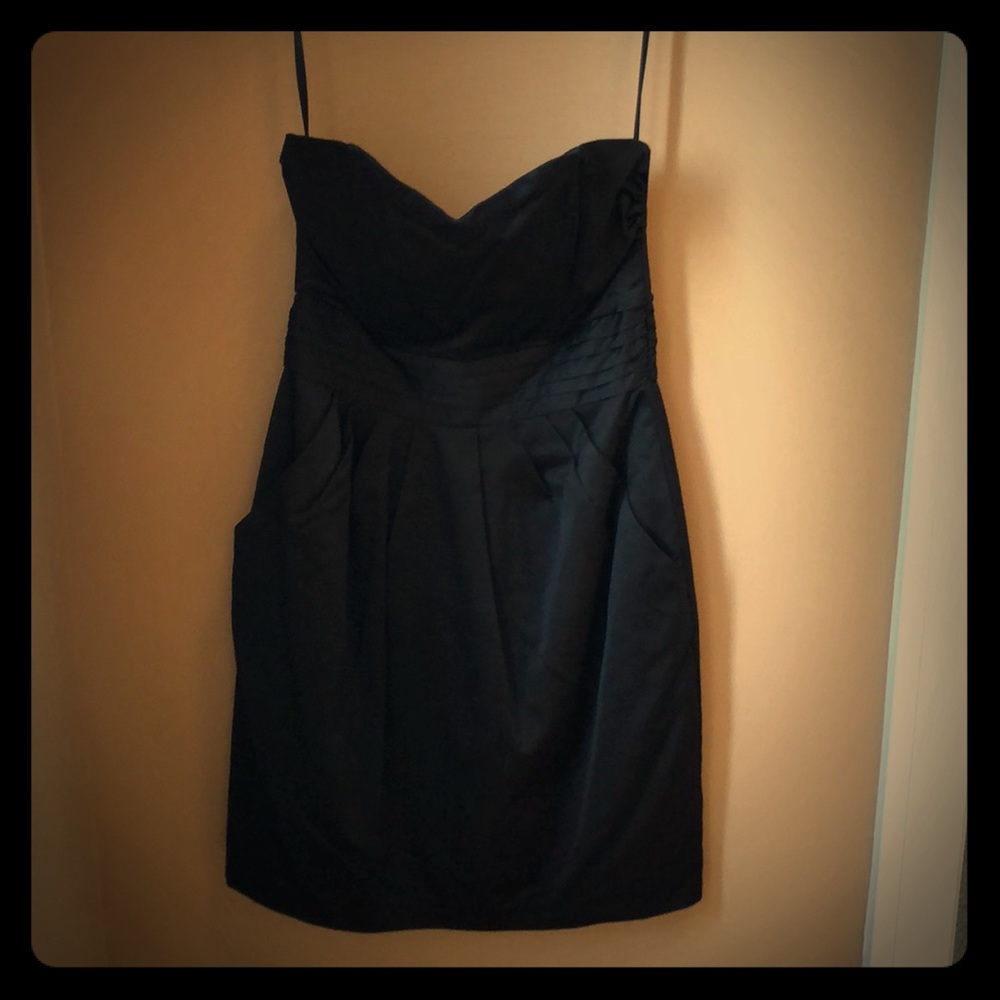 H&M Black Strapless Dress